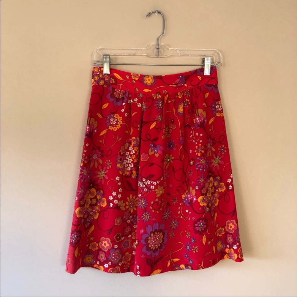 Tibi Silk Skirt